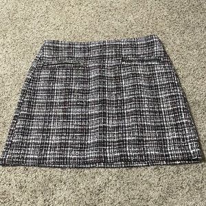 Loft multi colored, lined skirt